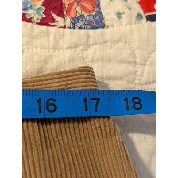 VTG Giorgio Armani Classico Made in Italy Cotton Cashmere Tan Cord Pant Sz 50 - Picture 9 of 14